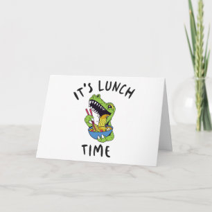 It's lunch time card