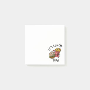 It's Lunch Time Post-it Notes
