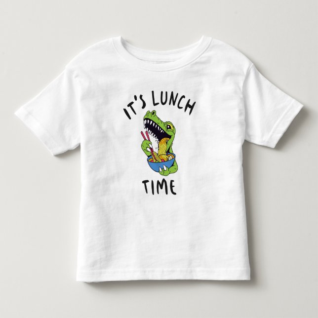 It's lunch time toddler t-shirt (Front)
