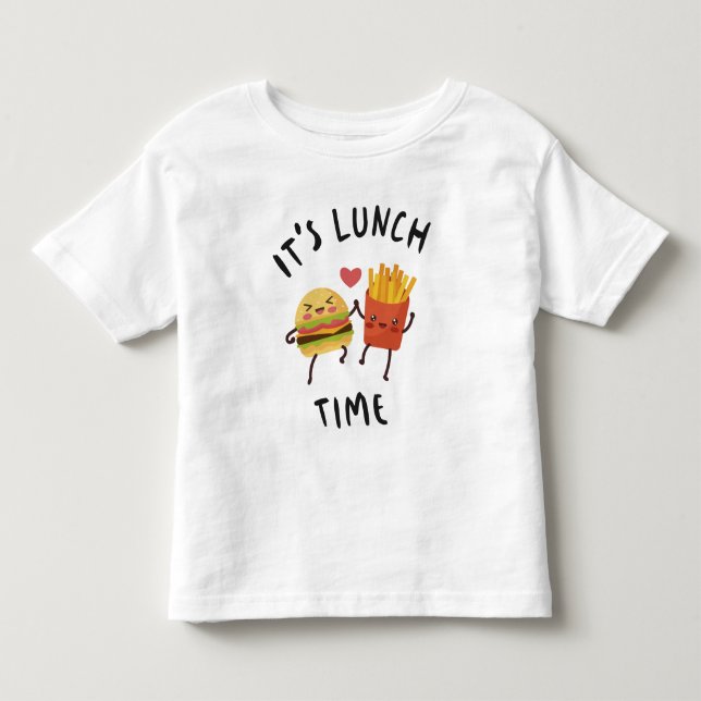 It's Lunch Time Toddler T-shirt (Front)