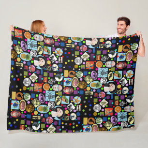 It's Mad, Mad, Mad World Fleece Blanket, Large Blanket