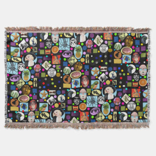 It's Mad, Mad, Mad World Throw Blanket