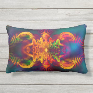 IT'S MAGIC Apopphysis Fractal II + your idea Outdoor Pillow