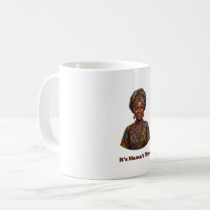 It's Mama's Time - African Queen Heritage Tote Bag Coffee Mug