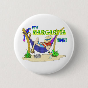 It's MARGARITA time 2 Inch Round Button