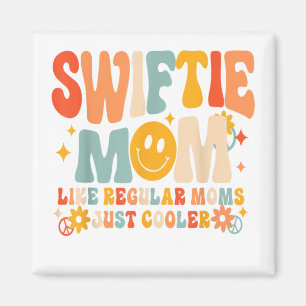 It's Me Hi I'm The Cool Mom It's Me Retro Groovy M Magnet