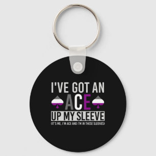 Its Me Im Ace And Im In These Sleeves Fun LGBT Ase Keychain