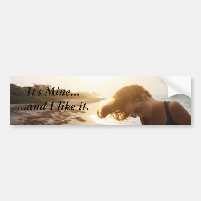 It's Mine and I like it - Bumper Sticker (Front)