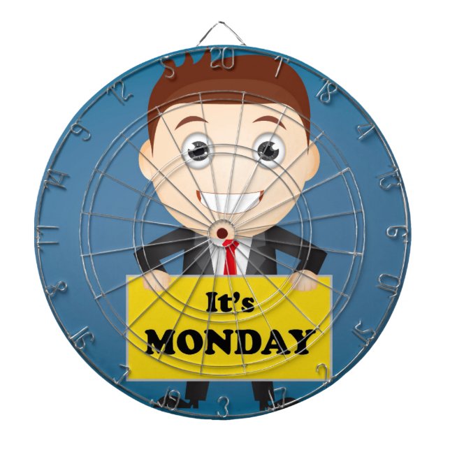Its Monday Dartboard (Front)