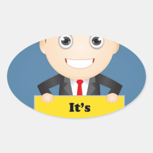 Its Monday Oval Sticker