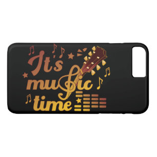 It's Music Time, Gold Guitar Musical  Case-Mate iPhone Case