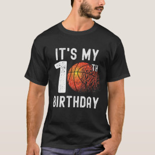 It's My 10th Birthday Basketball Gift T-Shirt