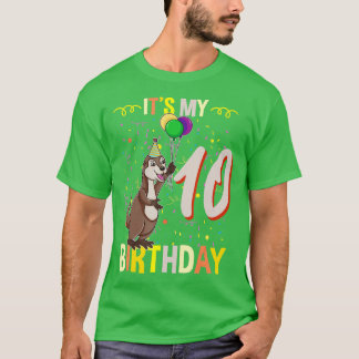 Its My 10th Birthday Sea Otter T-Shirt