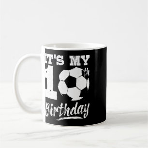 It's My 10th Birthday Soccer Player 10 Bday Party Coffee Mug