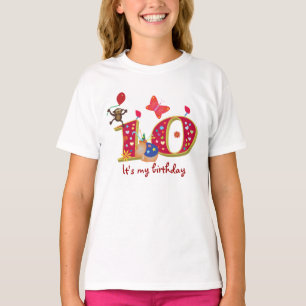 It's my 10th birthday T-Shirt