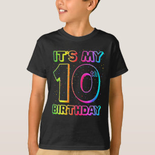It's My 10th Birthday Tenth Anniversary 10 Year T-Shirt