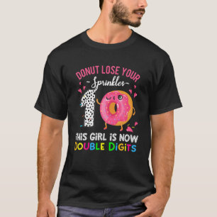 It's My 10Th Birthday This Girl Is Now 10 Years Ol T-Shirt