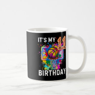 It's My 11th Birthday Sketll Party Sketll Birthday Coffee Mug