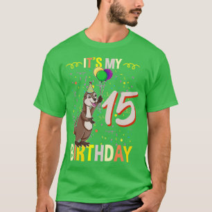 Its My 15th Birthday Sea Otter  T-Shirt
