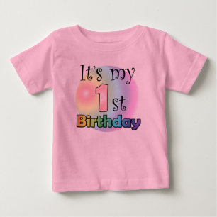 It's my 1st birthday (girl) baby T-Shirt