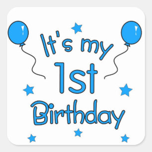 It's my 1st Birthday Stickers