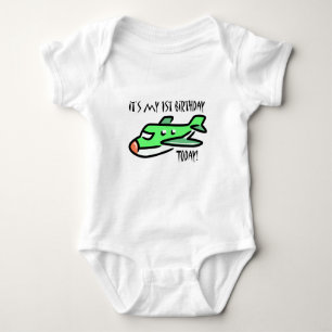 It's My 1st Birthday Today Baby Bodysuit