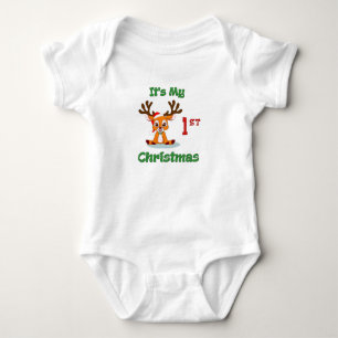 It's My 1st Christmas Newborn Outfit Baby Bodysuit