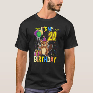 Its My 20th Birthday Beaver T-Shirt