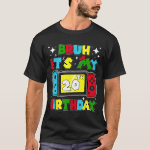 It's My 20th Birthday Video Game 20 Years Old Birt T-Shirt