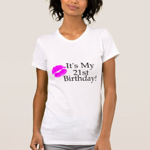 Its My 21st Birthday (Kiss) T-Shirt