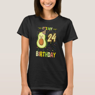 Its My 24th Birthday Avocado T-Shirt