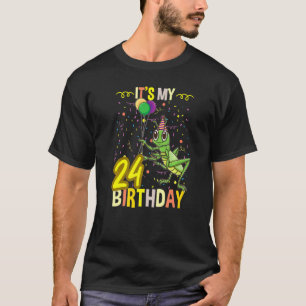 Its My 24th Birthday Grasshopper T-Shirt