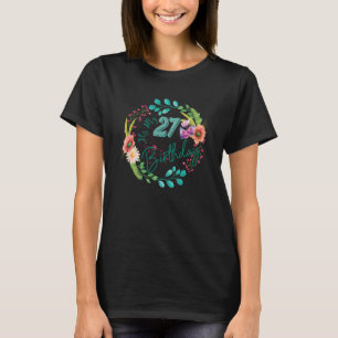 It's My 27th Birthday Twenty Seven 27 Years Old Fl T-Shirt