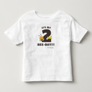 It's My 2nd Bee-Day Personalized T-shirt