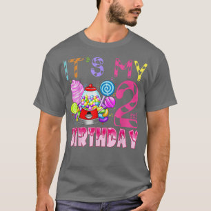 Its My 2nd Birthday Candy Candyland Birthday Girl T-Shirt