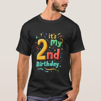 It's My 2nd Birthday Celebration T-Shirt