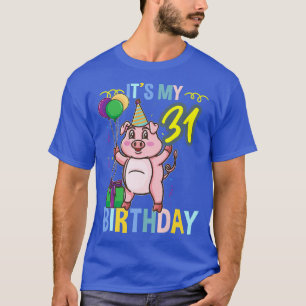 Its My 31st Birthday Cute Pig Premium 3333 T-Shirt