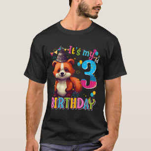 Its My 3Rd 3 Red Panda T-Shirt