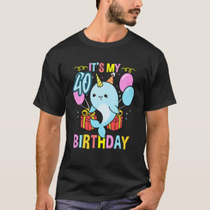 Its My 40Th Birthday Narwhal T-Shirt