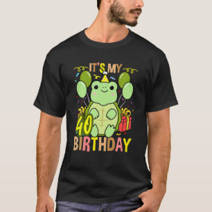 Its My 40Th Birthday Turtle T-Shirt