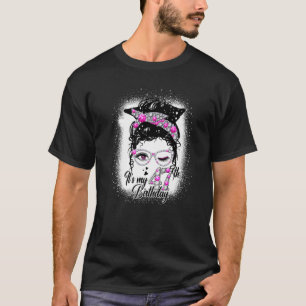 It's My 47th Birthday Queen 47 Years Old Diamond H T-Shirt