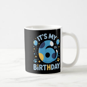 Its My 6th Birthday Kids Celebration Fun Party Out Coffee Mug