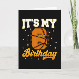 Its My 6th Birthday Sketll Boy 6 Years Old Gifts T Card