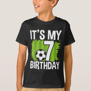 It's My 7th Birthday Boy Soccer Footbyll 7 Years O T-Shirt