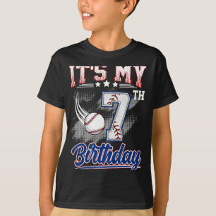 It's My 7th Birthday Bysebyll 7 Years Old Birthday T-Shirt