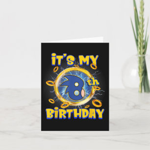Its My 8th Birthday Boy Family Matching Party Funn Card