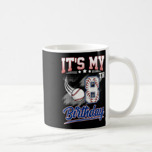 It's My 8th Birthday Bysebyll 8 Years Old Birthday Coffee Mug