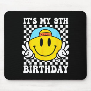 It's My 9th Birthday 9 Years Old Boys Bruh I'm 9 N Mouse Pad