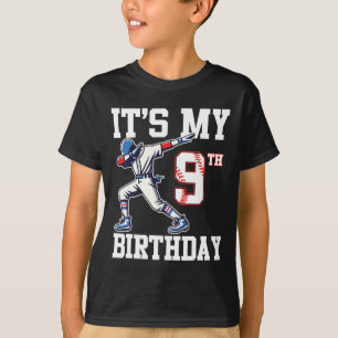 It's My 9th Birthday Bysebyll 9 Years Old Birthday T-Shirt