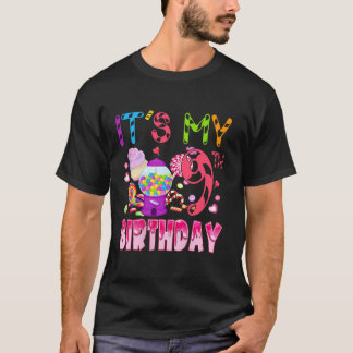 Its My 9th Birthday Candy Funny Birthday Girl 9 Ye T-Shirt